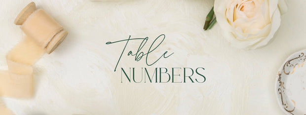 Table Numbers
