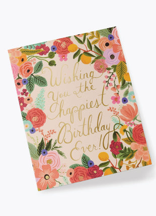 Garden Party Birthday Card