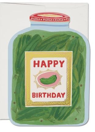 Pickle Birthday greeting card
