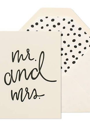 Playful Mr and Mrs Card