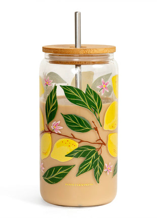 Lemon Grove Glass Can