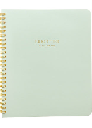 Priorities Notebook, Green