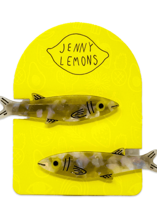 Sardine Alligator Hair Clip Set