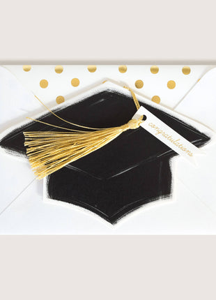 Graduation Cap w/ Tassel Congratulations Greeting Card