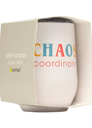 Chaos Coordinator Wine Tumbler