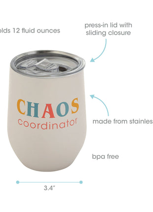 Chaos Coordinator Wine Tumbler