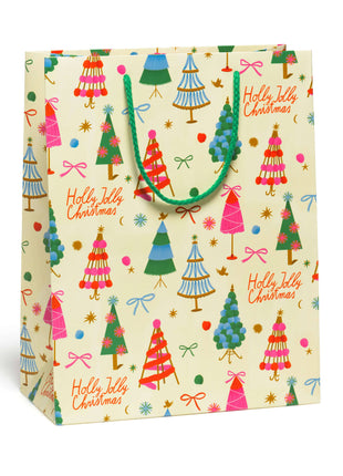 Holly Jolly Trees gift bag
