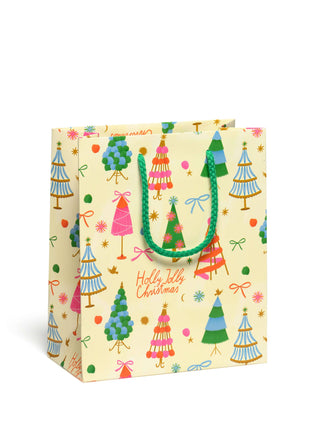 Holly Jolly Trees gift bag
