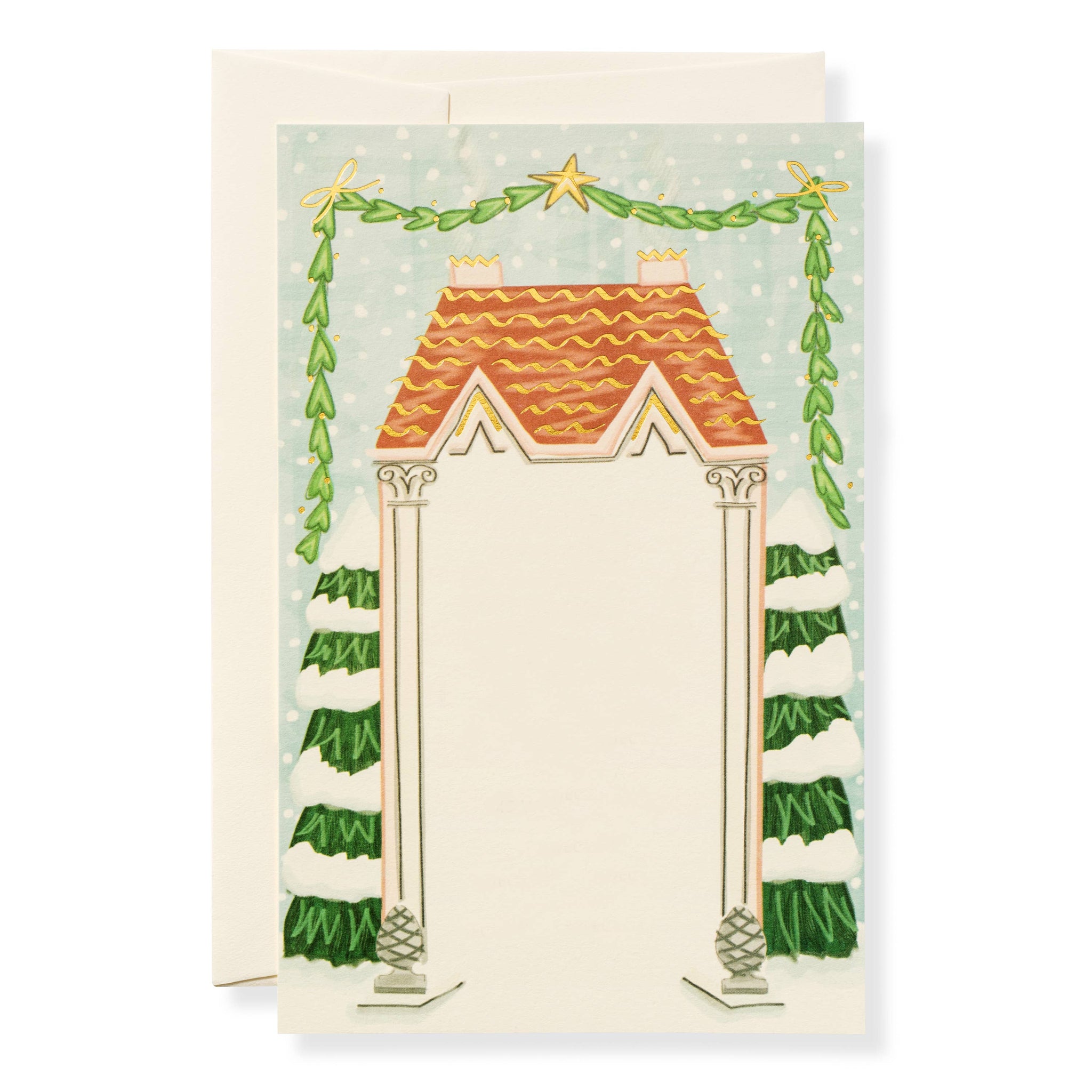 Holiday House Invitations: Box of 10