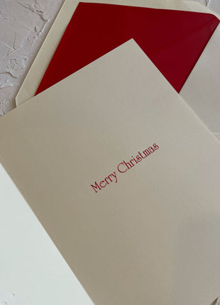 Classic Tree Folded Greeting Card Set - Crane Boxed Holiday