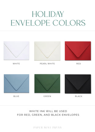 Merry & Bright Foil Custom Holiday Card