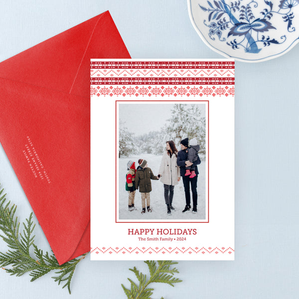 Fair Isle Holiday Card