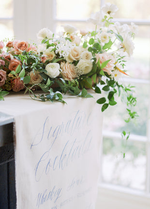 Linen Signature Cocktail Sign