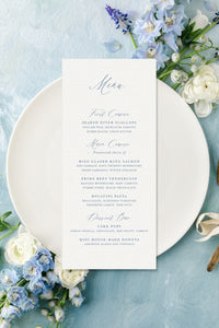 Classic Menu Cards