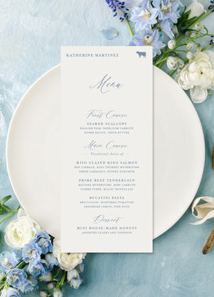 Classic Menu Cards