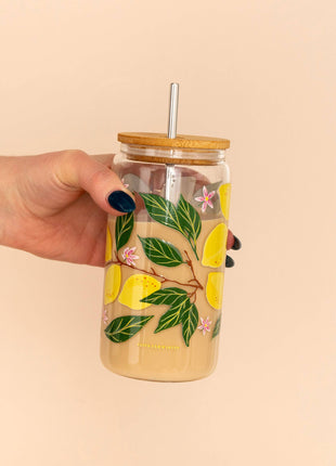 Lemon Grove Glass Can