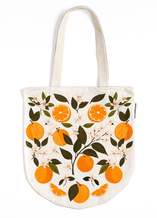 Orange Orchard Canvas Tote Bag