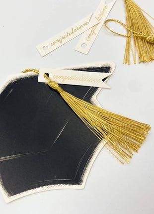 Graduation Cap w/ Tassel Congratulations Greeting Card