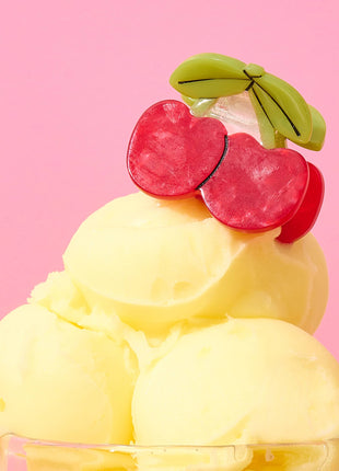 Mini Maraschino Cherries Hair Claw Clip