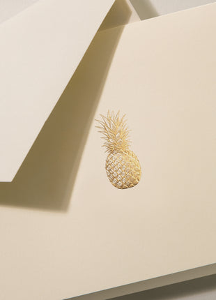 Pineapple Folded Note - Crane Boxed Notecard Set