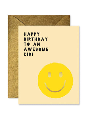 Awesome Kid Birthday Greeting Card