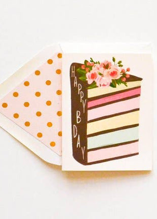 Birthday Layered Cake Card