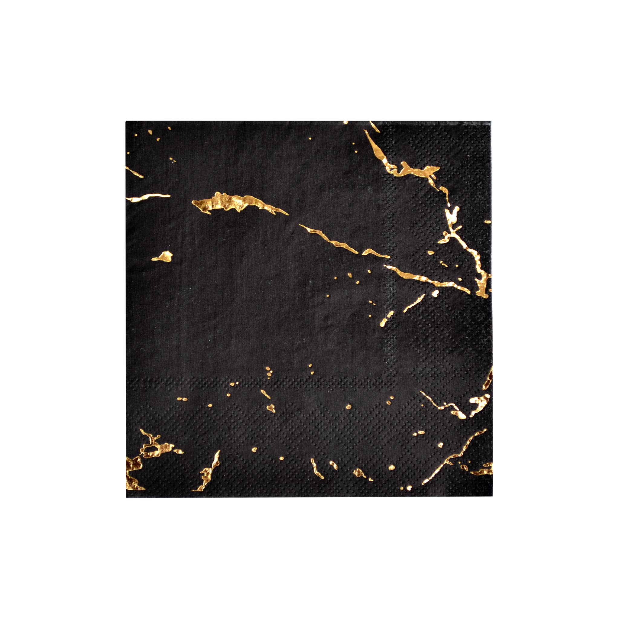 Vanity - Black Marble Cocktail Paper Napkins