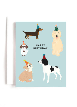 Party Dogs Birthday Card