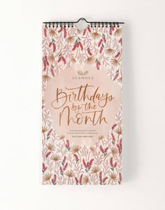 Meadow Birthday Calendar