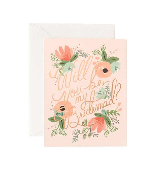 Boxed Set of Blushing Bridesmaid Cards