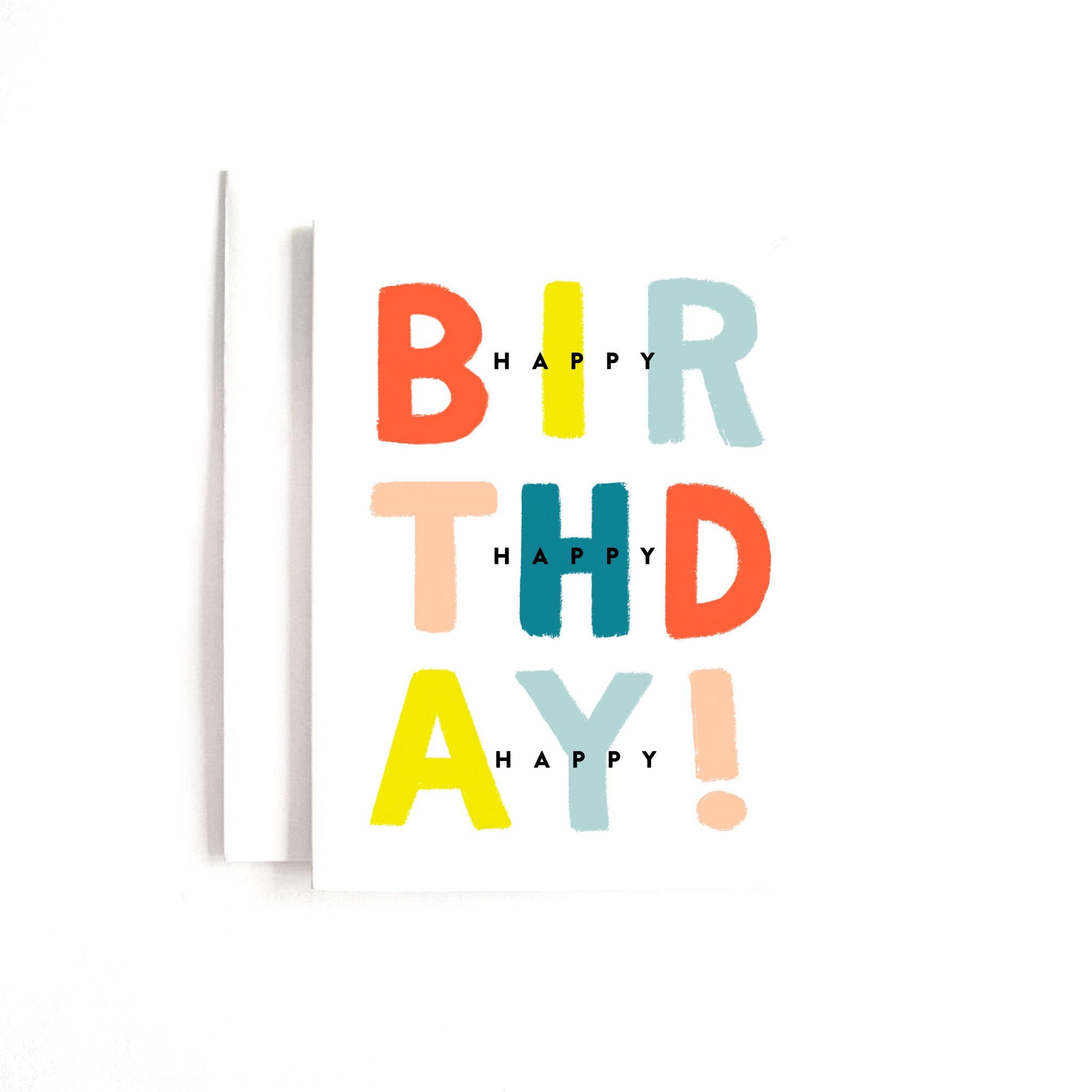 3x Happy Birthday Card