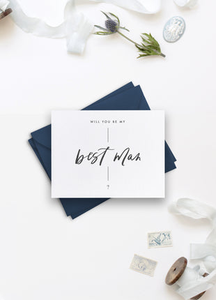 Will You Be My Best Man Card
