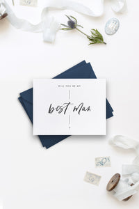 Will You Be My Best Man Card