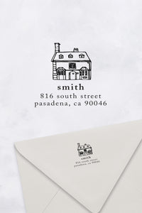 House Custom Return Address Stamp