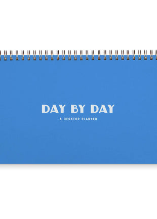 Day By Day Undated Weekly Planner: Bluebird Cover | White Ink