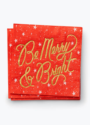 Be Merry & Bright Cocktail Napkins