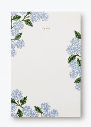 Hydrangea Memo Notepad